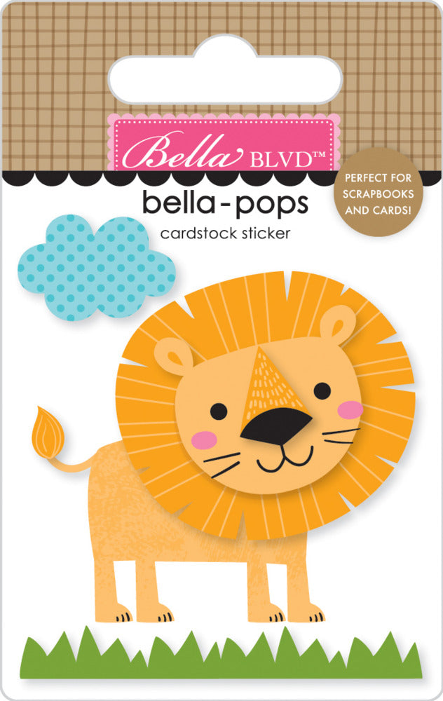 Bella Blvd., 3D Sticker, Zoo Days, Mane Attraction Pre-order