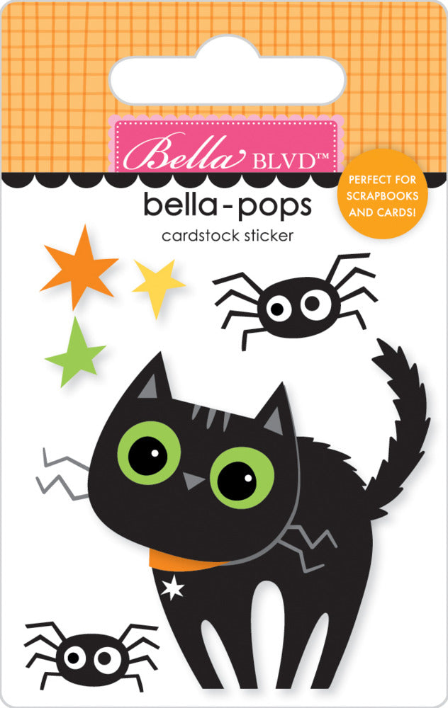 Bella Bvld., Bella-pops 3D Cardstock Sticker, Spooky Kitty Pre-order