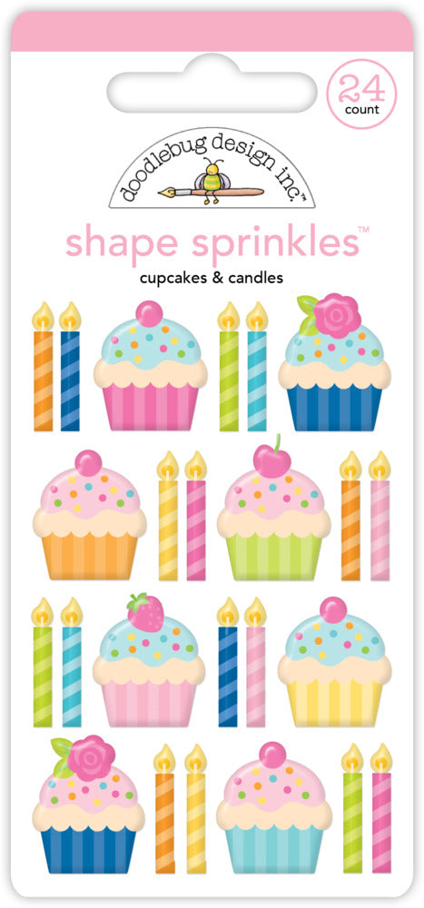 Doodlebug, Shape Sprinkles, Cupcakes & Candles Pre-order