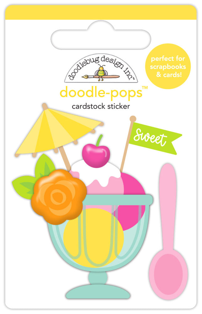 Doodlebug, Doodle-pops Cardstock Sticker, Sweet Celebration Pre-order