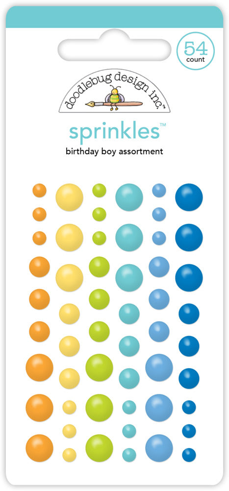Doodlebug, Sprinkles, Birthday Boy Assortment Pre-order