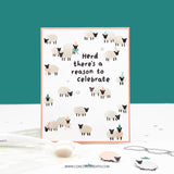 Concord & 9th, Kristina Werner, Clear Stamp, Die & Stencil,  Happy Herd