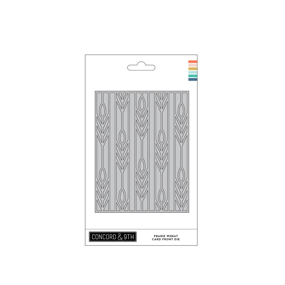 Concord & 9th, Die, Prairie Wheat Card Front