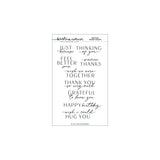 Concord & 9th , Kristina Werner, Clear Stamp & Die, Written Words