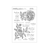 Concord & 9th, Kristina Werner, Long Line Roses, Clear Stamp & Die