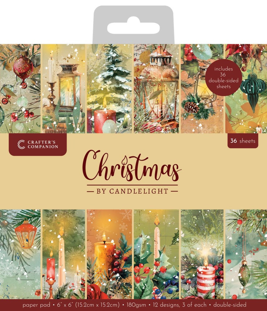 Crafter's Companion, 6x6 Paper Pad, Retro Christmas