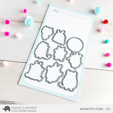 Mama Elephant, Monster Hugs Stamp & Die