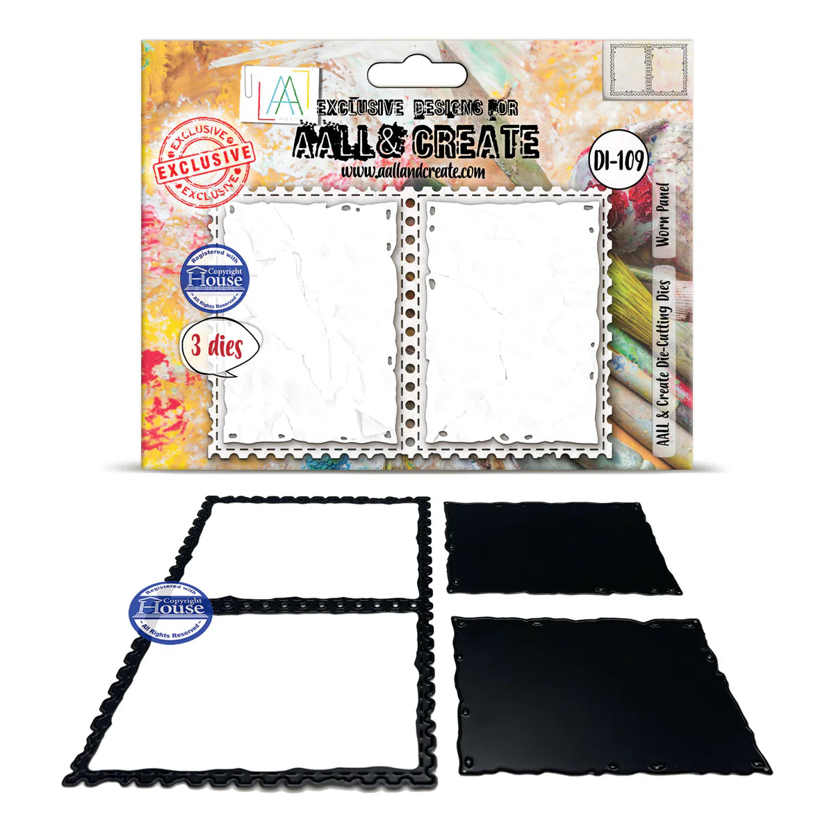 AALL And Create, Worn Panel Die Cut Set
