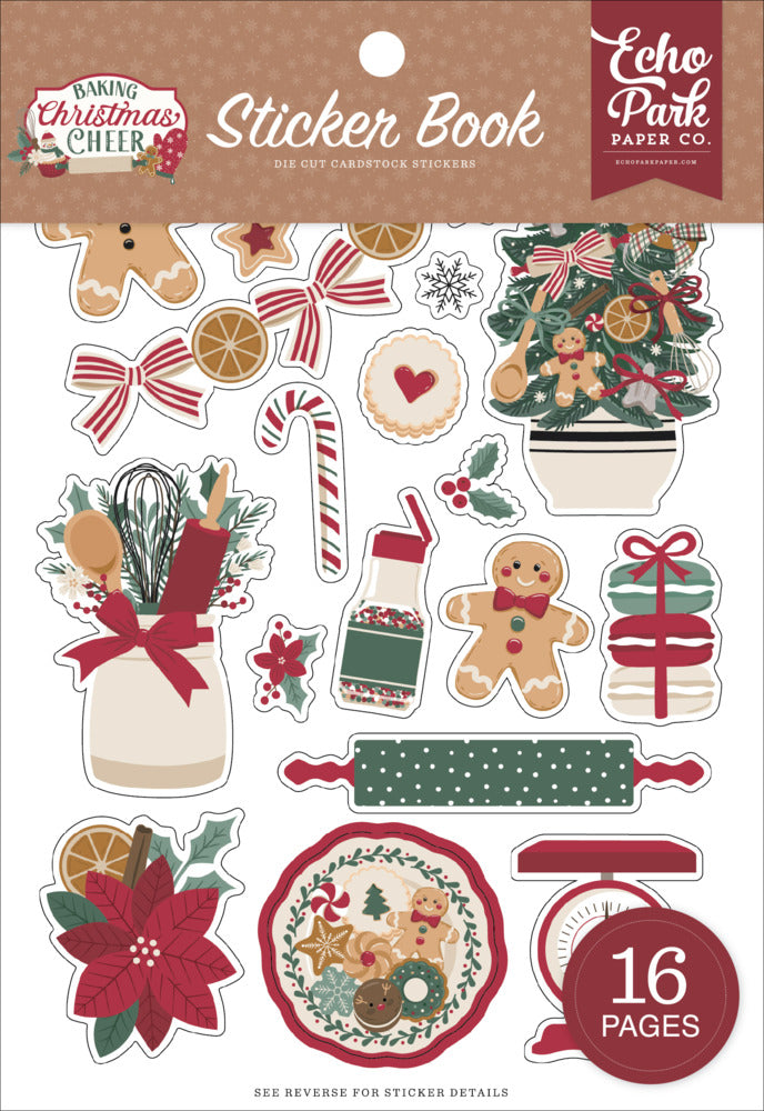 Echo Park, Sticker Book, Baking Christmas Cheer