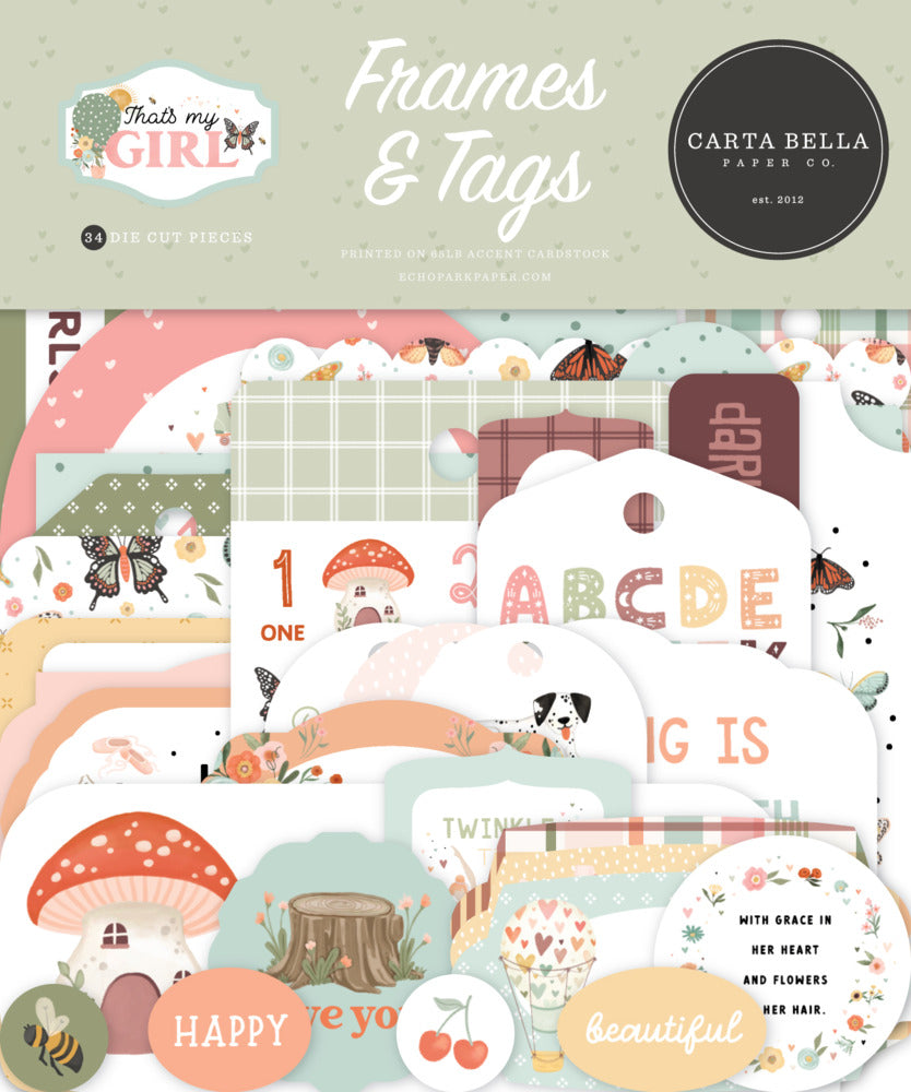 Carta Bella, That's My Girl, Frames & Tags