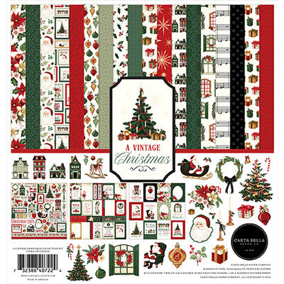 Carta Bella, A Vintage Christmas Paper Pack