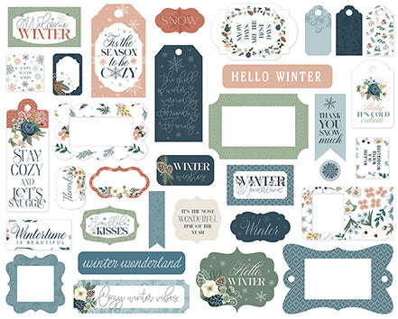 Carta Bella, Winter Wonderland; Frames & Tags