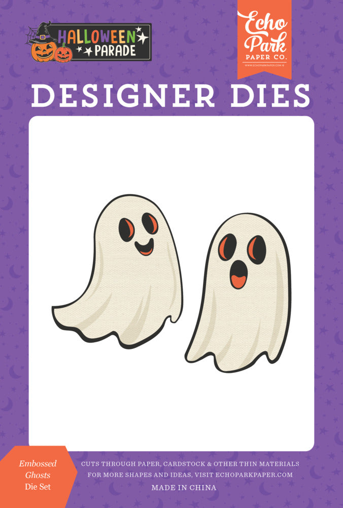 Echo Park, Die, Halloween Parade - Embossed Ghosts