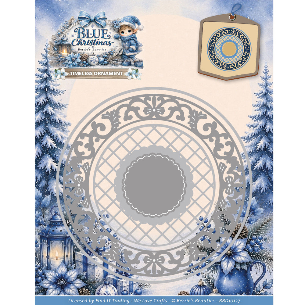 Find it, Berries Beauties Die, Blue Christmas - Timeless Ornament Pre-order