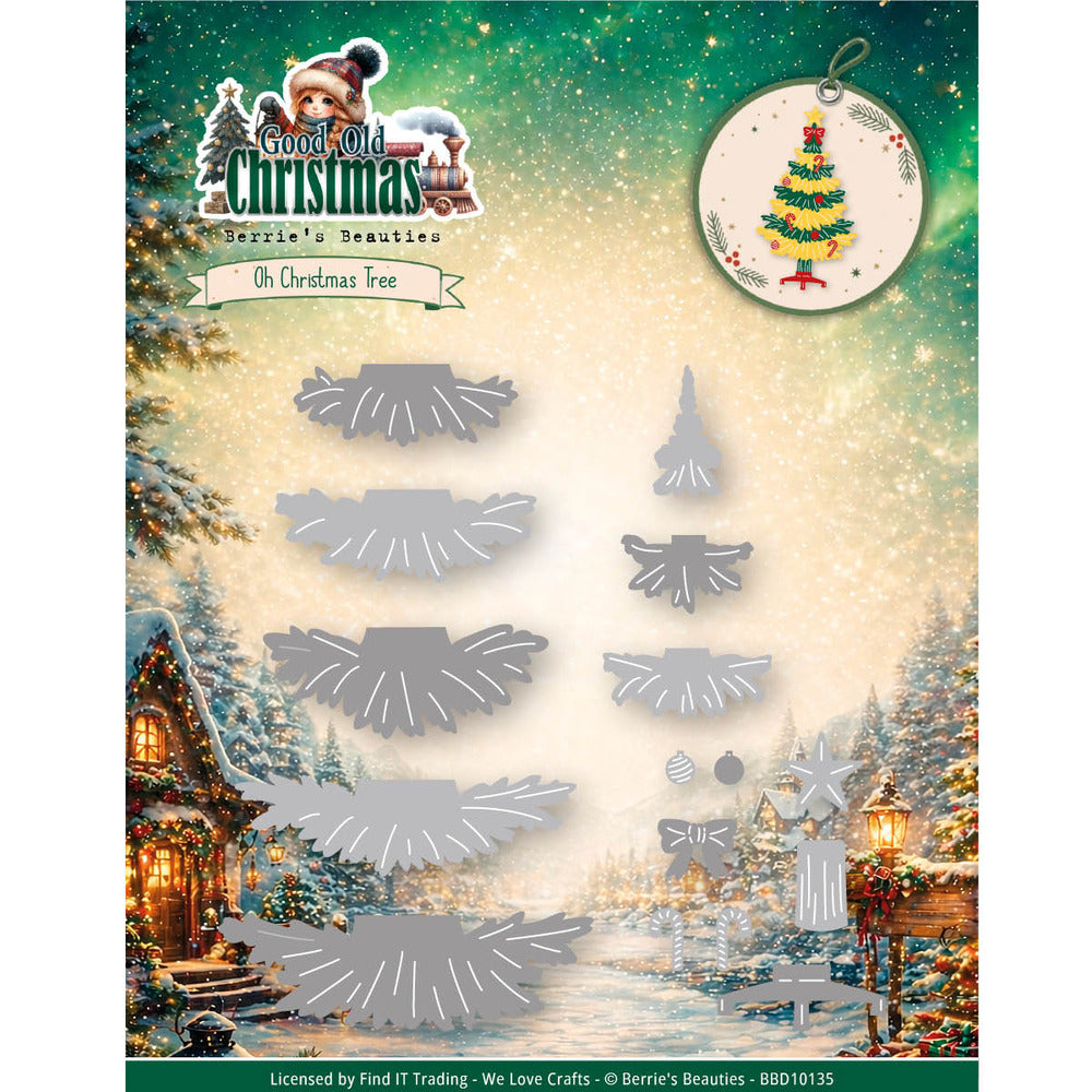 Find it, Berries Beauties Die, Good Old Christmas - Oh Christmas Tree Pre-order