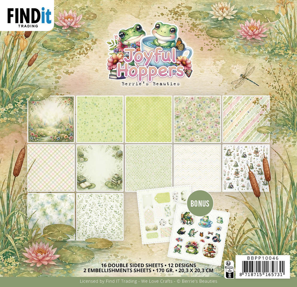 Find it, Berries Beauties 8X8 Paper Pack, Joyful Hoppers Pre-order