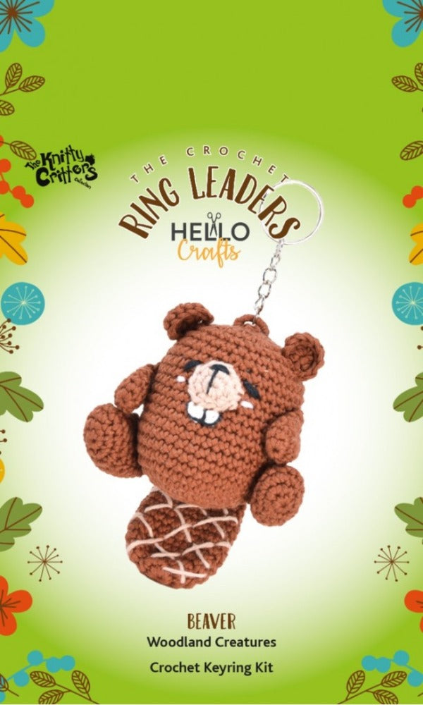 Find It, Crochet Keyring Kit, Beaver Pre-order