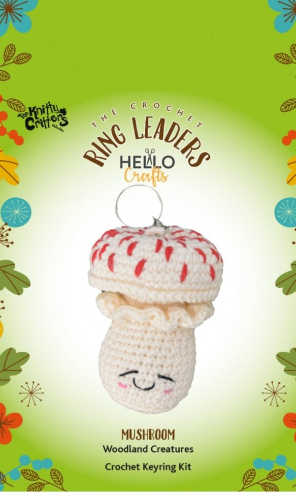 Find It, Crochet Keyring Kit, Mushroom Pre-order