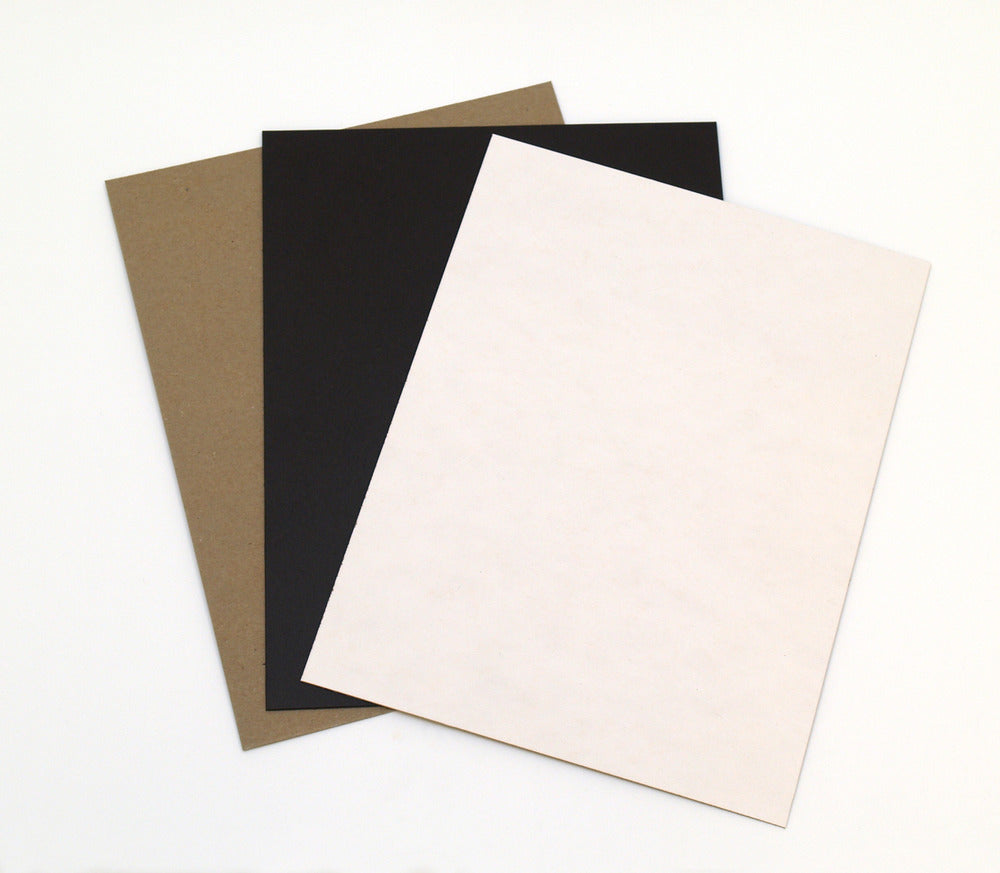Grafix, Chipboard 8.5 x 11, Assorted, 15 pack