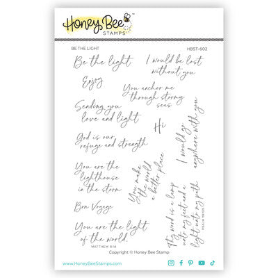 Honey Bee Stamps, Be the Light