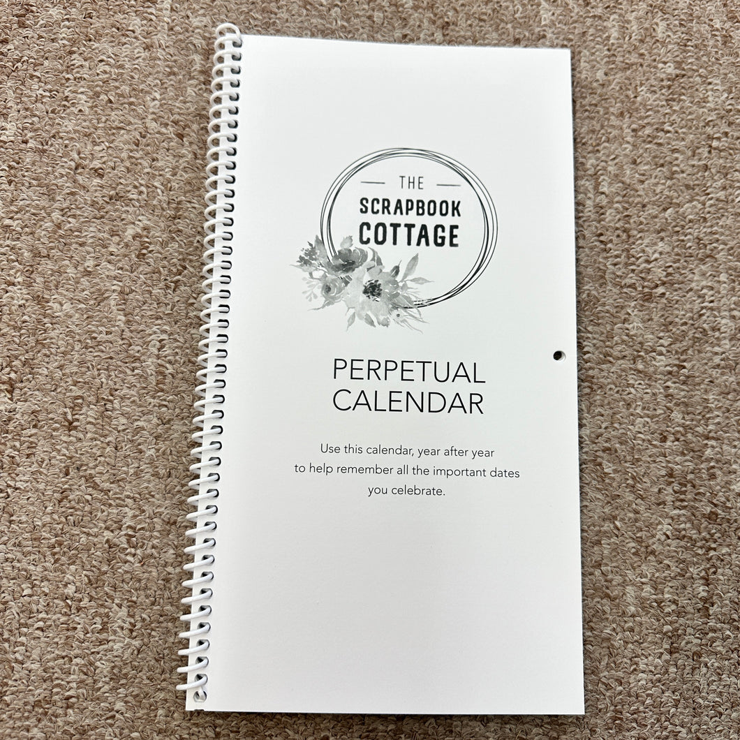 The Scrapbook Cottage. Perpetual Calendar