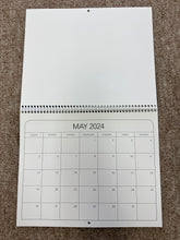 Load image into Gallery viewer, The Scrapbook Cottage, 8.5x11 Dated 2024 Calendar

