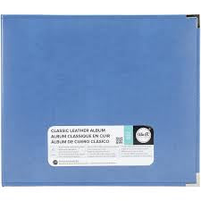 American Crafts, We R Memory Keepers, 12x12 Ring Binder,Country Bue