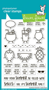 Lawn Fawn Summer Friends Stamp & Dies SET