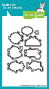 Lawn Fawn Summer Friends Stamp & Dies SET