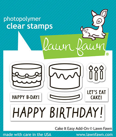 Lawn Fawn Cake It Easy Add On Stamp