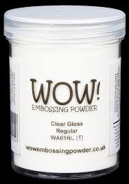 Wow! Embossing Powder, Clear Gloss Regular