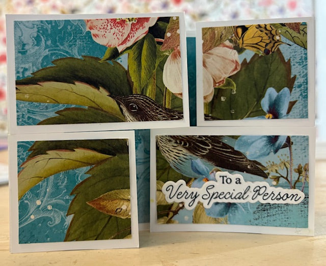 Marilyn Whatman, Mini Card Kit, Two Panel Puzzle Card