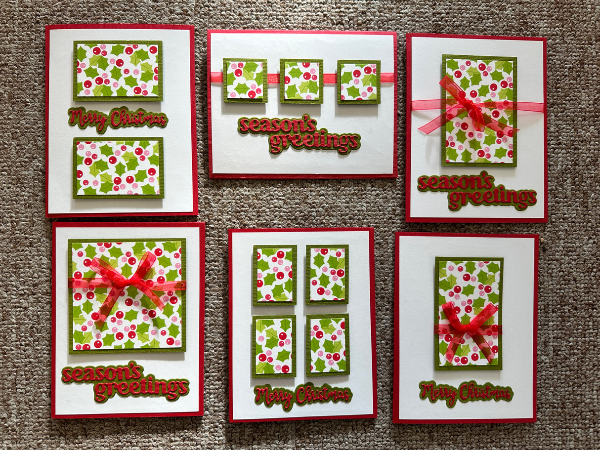 Card Kit: Bright and Cheery Christmas card kit