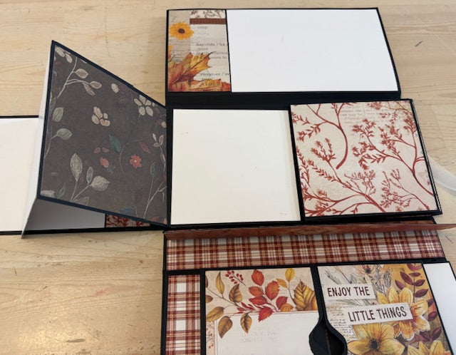 Virtual Kit: Autumn 4 1/4"x 8 1/2" Folio Class