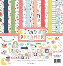 Echo Park, Little Dreamer Girl Paper Pack