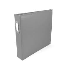 American Crafts, We R Memory Keepers, 12x12 Ring Binder, Charcoal