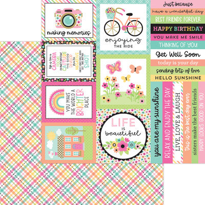 Doodlebug, Hello Again, Patchwork Plaid