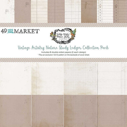 49 and Market, Nature Study Ledger Collection Paper Pack