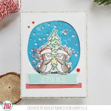 Avery Elle, Snow Scene Die Cut