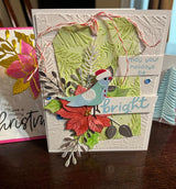 Virtual Christmas Card Class -Birdie Cards