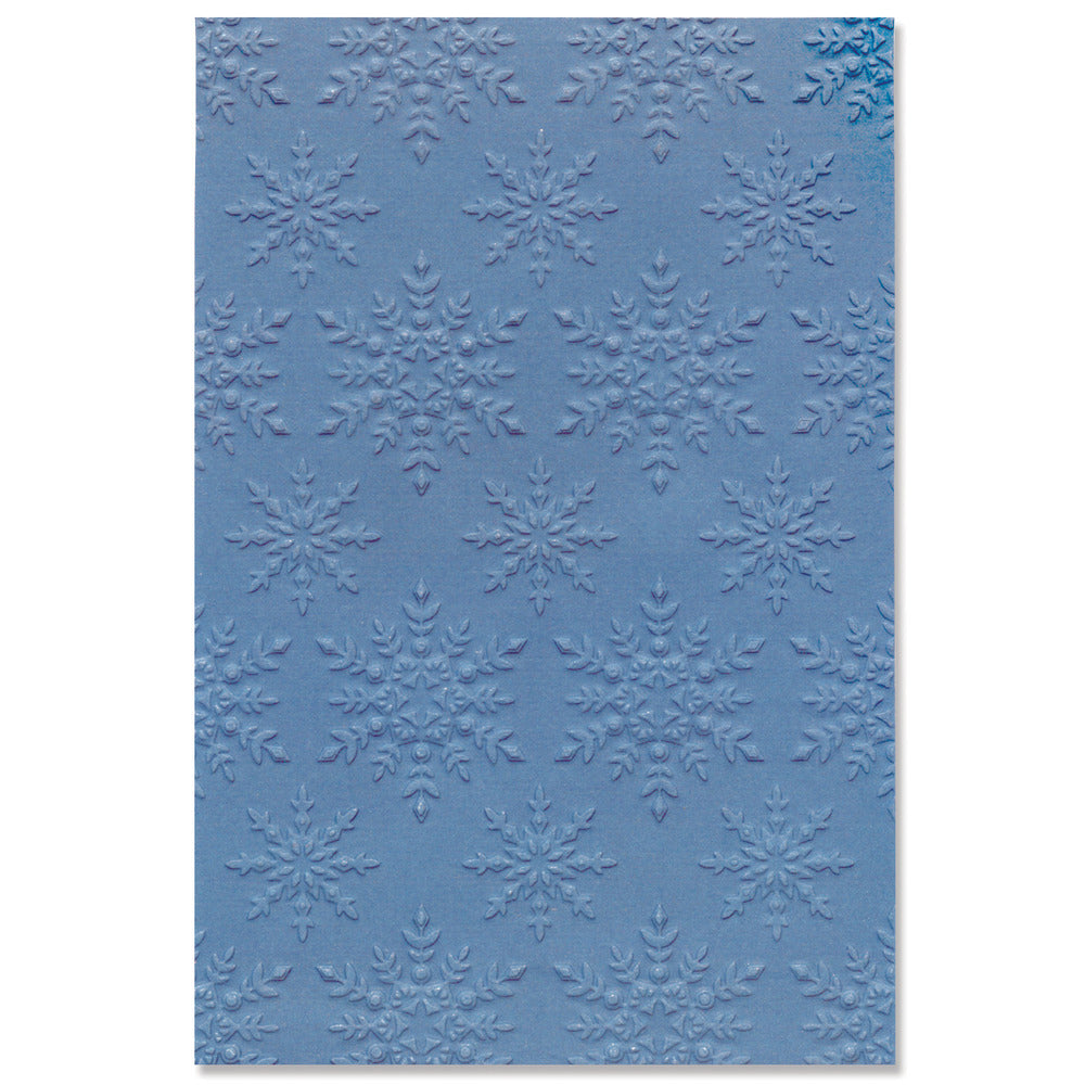 Sizzix, 3D Embossing Folder, Snowflake Sparkle