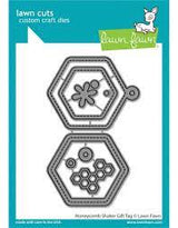 Lawn Fawn, Honeycomb Shaker Gift Tag Die Cut