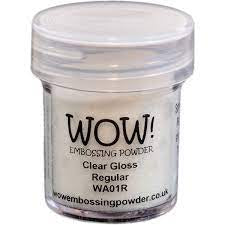 WOW, Clear Gloss Regular Embossing powder