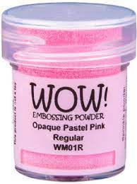 WOW, Opaque Pastel Pink Regular Embossing powder