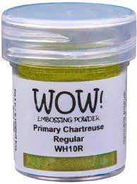 WOW, Primary Chartreuse Regular Embossing powder