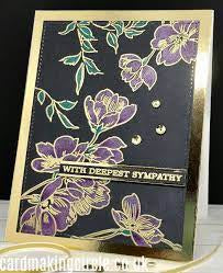 AlteNew, Pen Sketched Flowers Stamp & Die Set