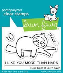 Lawn FAwn, I like Naps Stamp set q