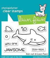 Lawn Fawn, Duh-nuh Stamp Set q