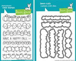 Lawn Fawn, Simple Celebrate Fall Stamp & die Set