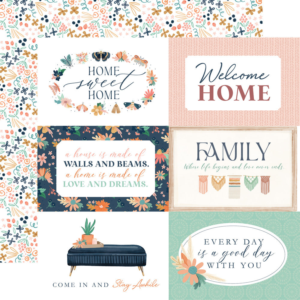 Carta Bella, At Home, 6x4 Journaling Cards